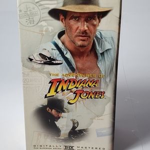 The Adventures of Indiana Jones VHS complete trilogy EUC